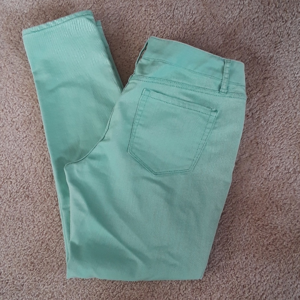 Mossimo Supply Mint Green Skinny jeans